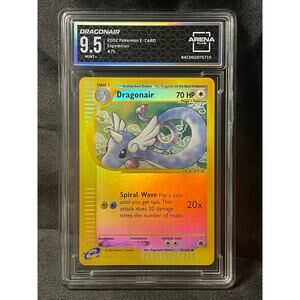 2002 Dragonair Reverse Holo #75 Pokémon Expedition ArenaClub Graded MINT+ 9.5